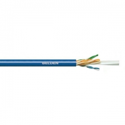 Kabel instalacyjny BELDEN kat.6, U/UTP, Eca, AWG 23/1, PVC, 305m, niebieski, karton