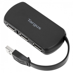 4 PORT USB 2.0 HUB BLACK/.-720730