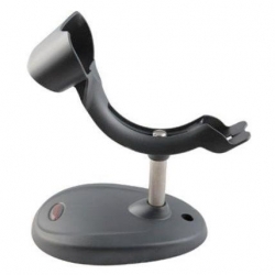 Stand: gray, 8cm (3´) height, rigid rod, large oval weighted base, Xenon cradle