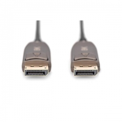 DIGITUS KABEL POŁĄCZENIOWY HYBRYDOWY AOC DISPLAYPORT 1.4 8K60HZ UHD DP/DP M/M CZARNY 20M AK-340107-200-S-736545