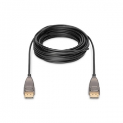 DIGITUS KABEL POŁĄCZENIOWY HYBRYDOWY AOC DISPLAYPORT 1.4 8K60HZ UHD DP/DP M/M CZARNY 20M AK-340107-200-S-736546