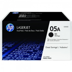 TONER CARTRIDGE 05A BLACK/DUAL PACK