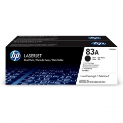 TONER CARTRIDGE 83A BLACK/DUAL PACK