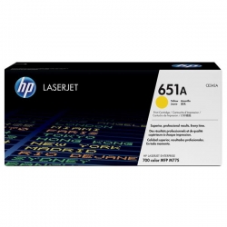 TONER CARTRIDGE 651A YELLOW/.